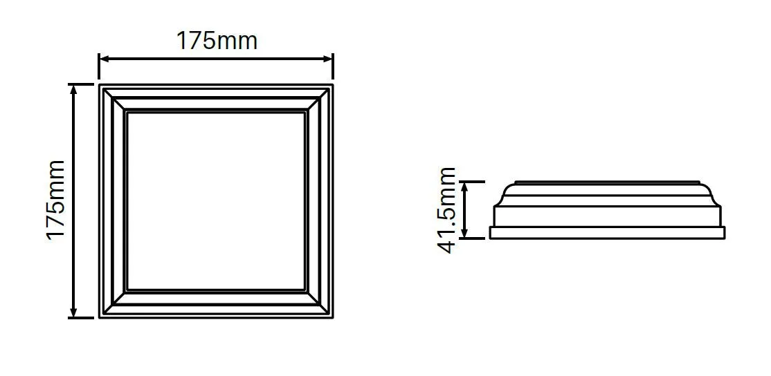 2 part domical cover for Hamptons fence post, 7 year Warranty