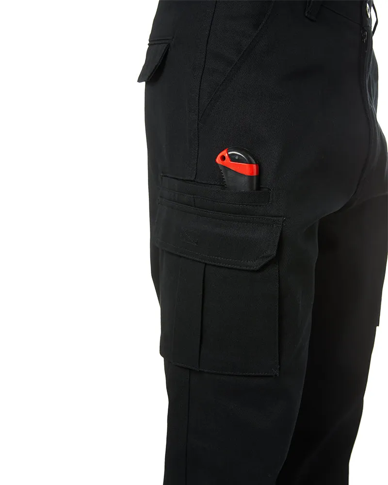 8 Pocket Cargo Pants - Black