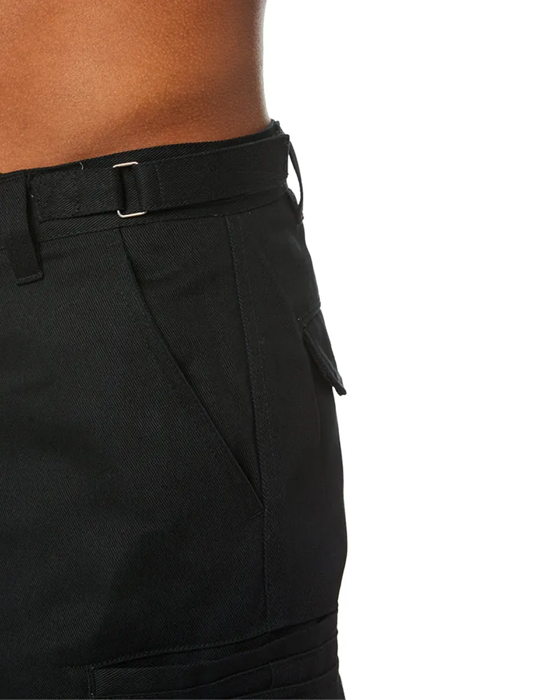 8 Pocket Cargo Pants - Black