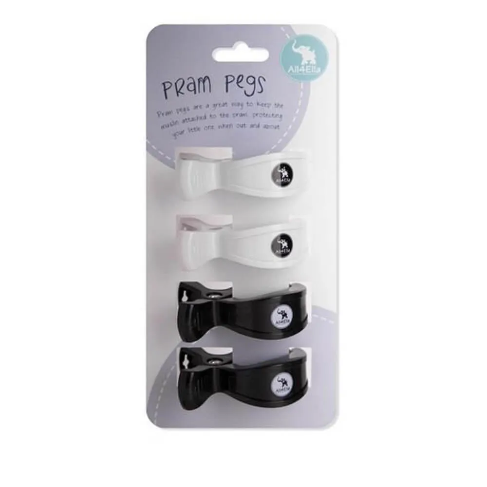 All4Ella Pram Pegs 4pk