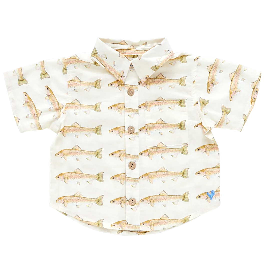 Baby Boys Jack Shirt - Rainbow Trout