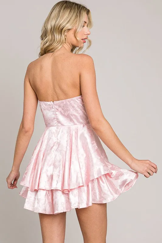 Blush Wire Corset Sty Romper