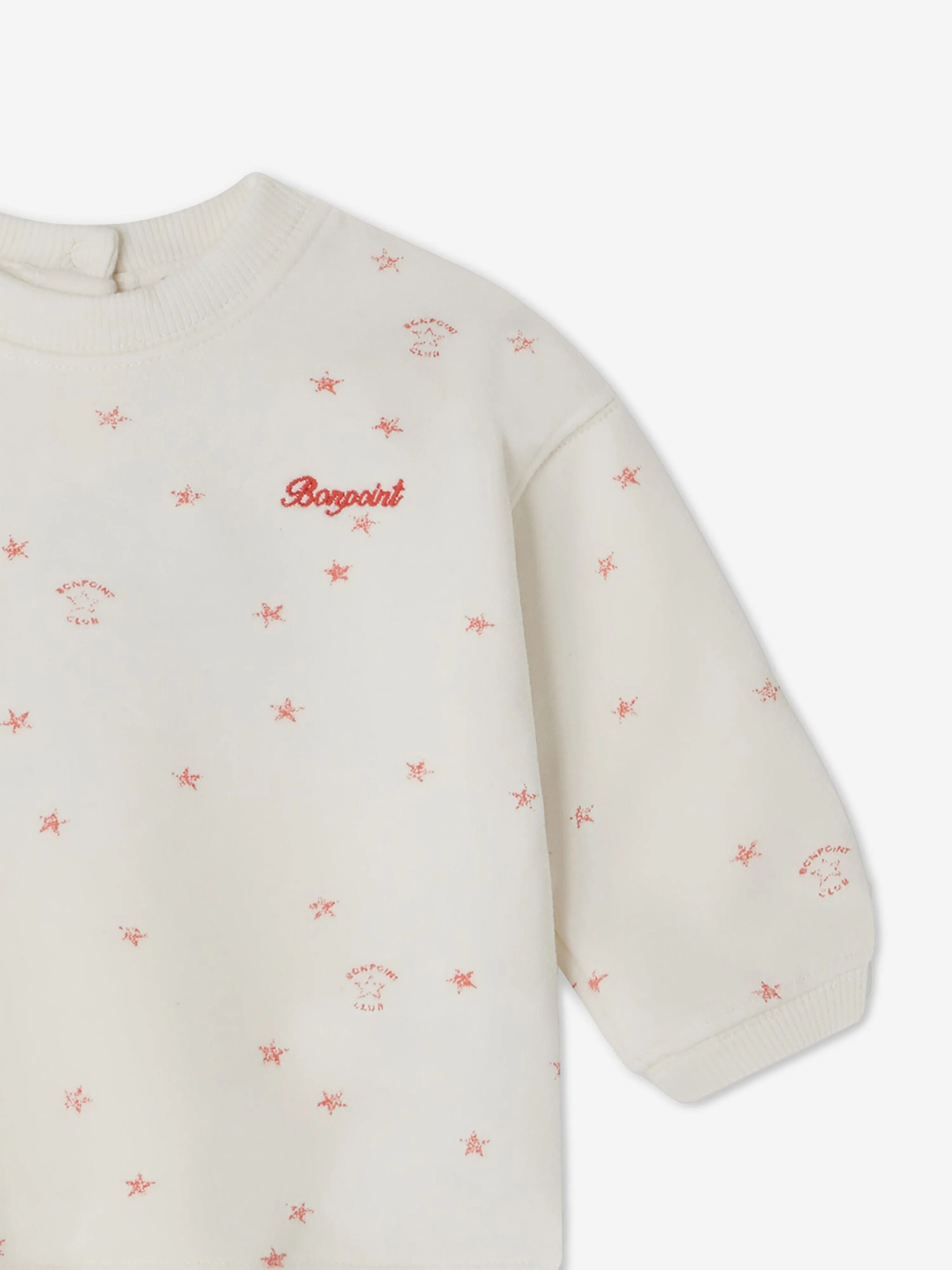 Bonpoint Baby Dady Sweatshirt in Ivory