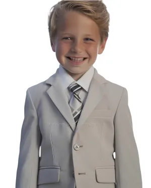 Boys Light Grey Suit (18) - Scholar