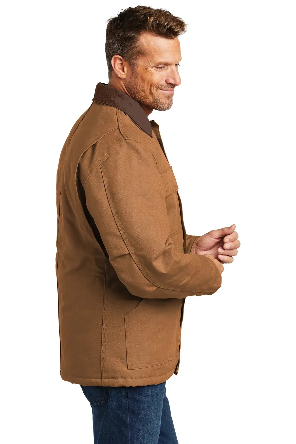 Carhartt Tall Duck Traditional Customized Coats, Carhartt Brown