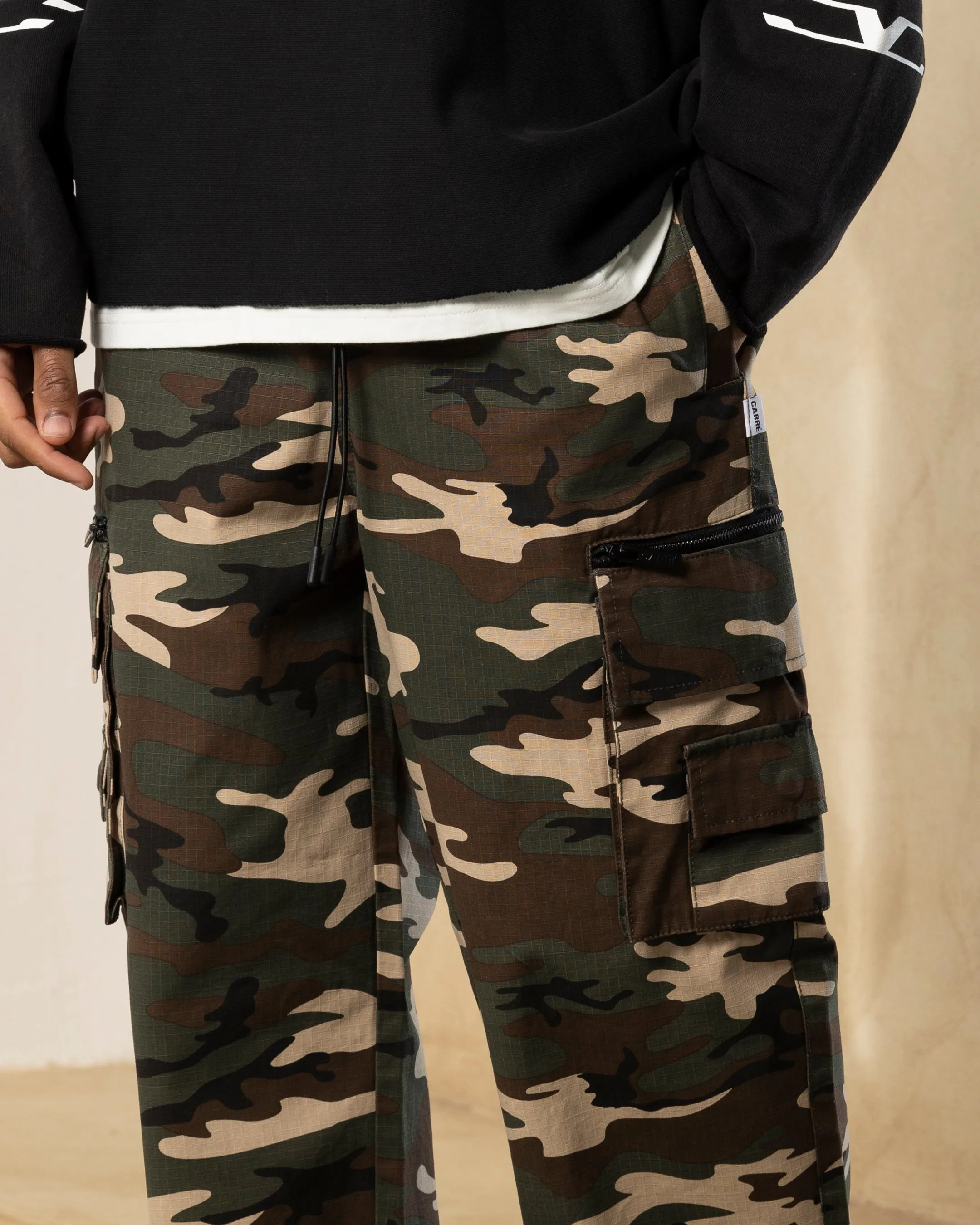 Carre Tactic Cargo Jogger Woodland Camo