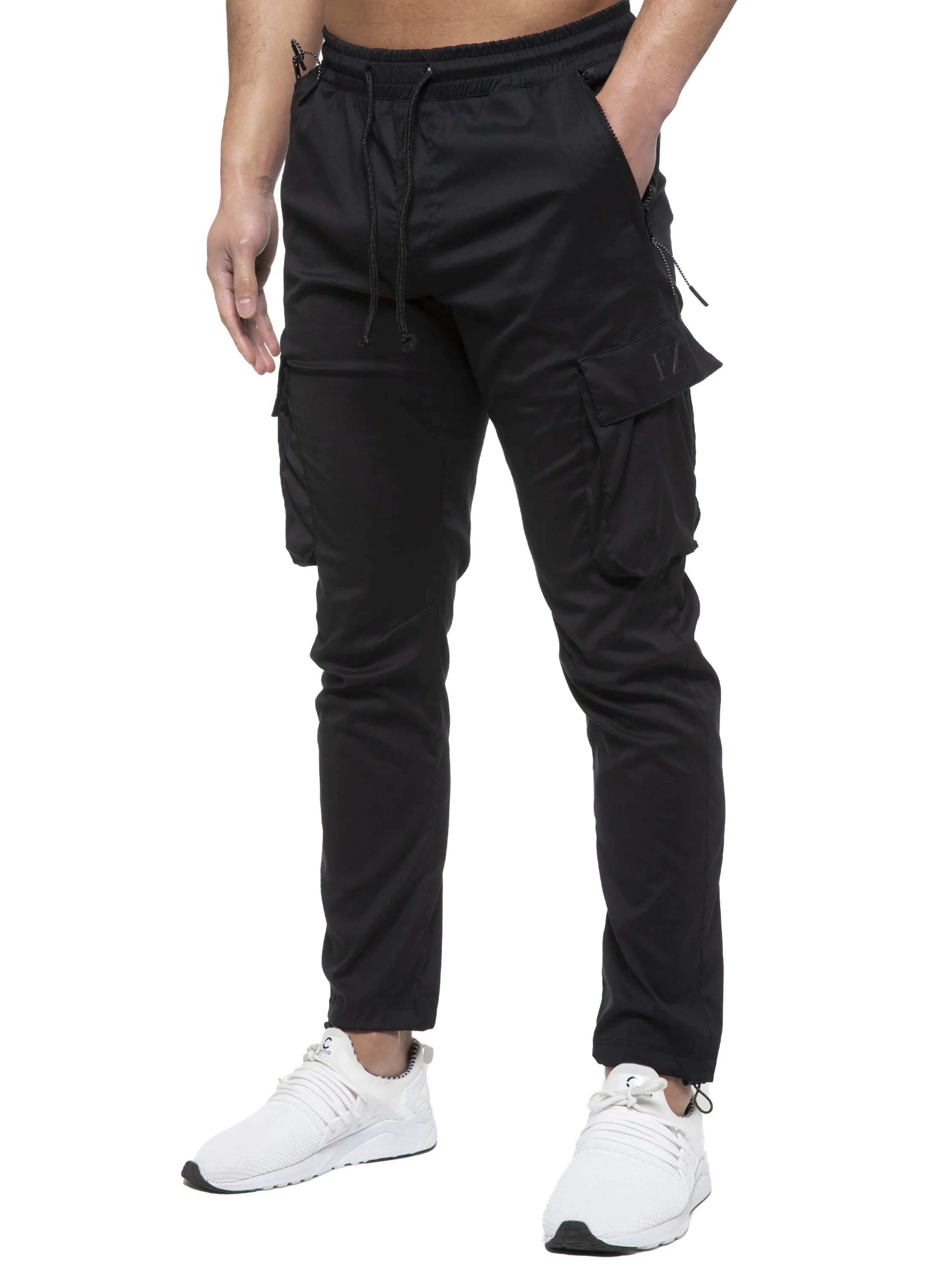 Enzo | Mens Cargo Track Pants