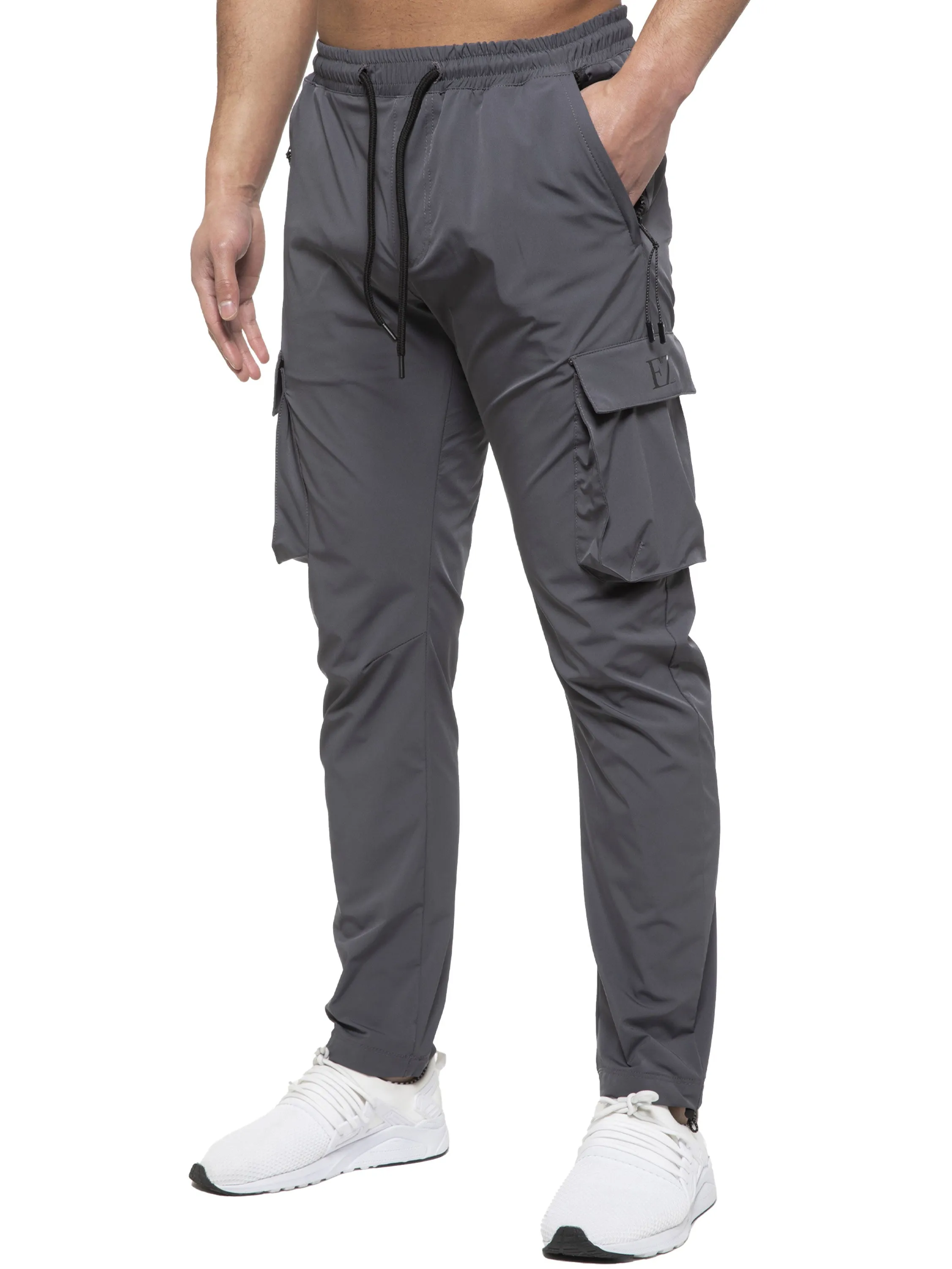 Enzo | Mens Cargo Track Pants