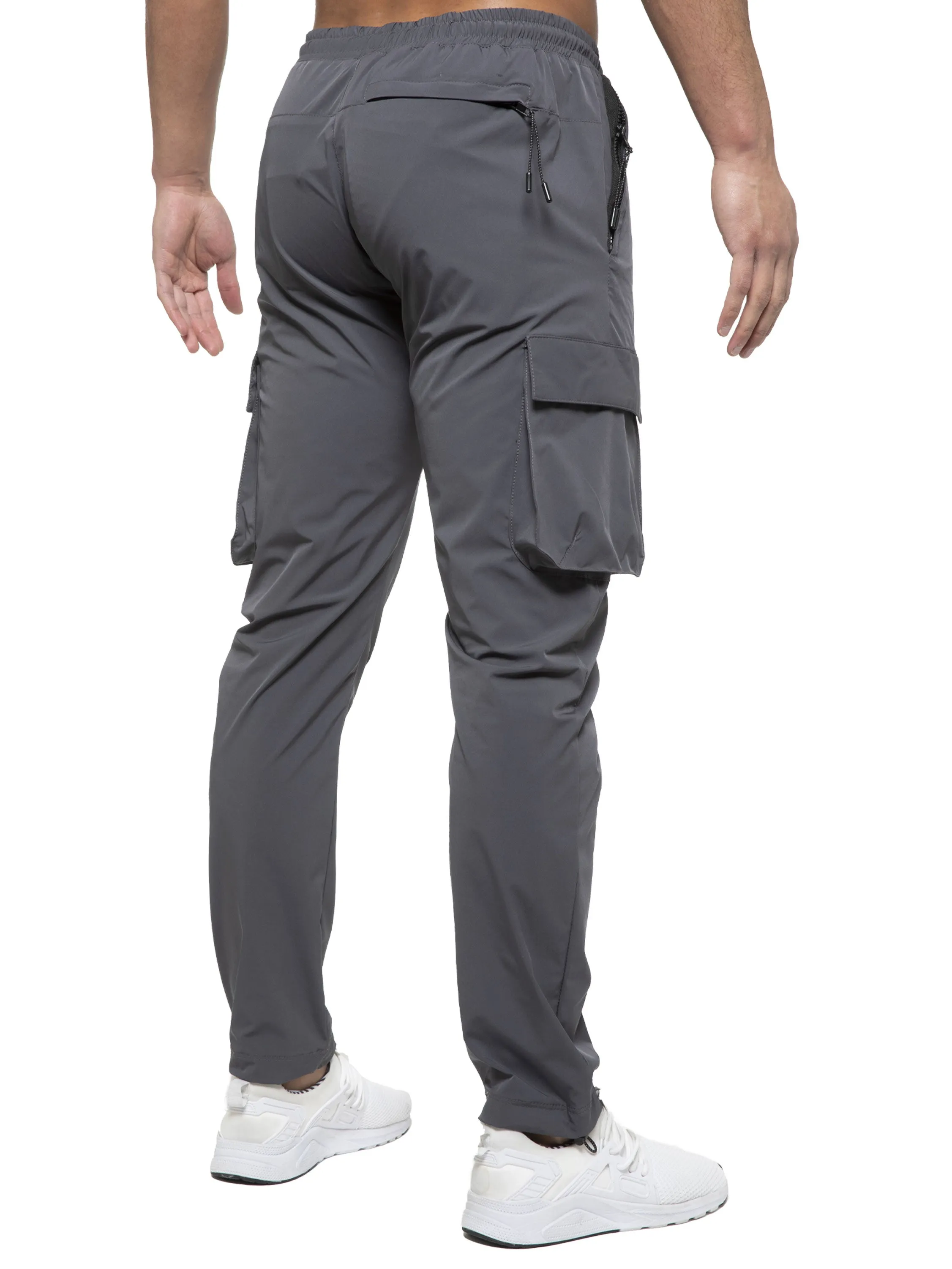 Enzo | Mens Cargo Track Pants