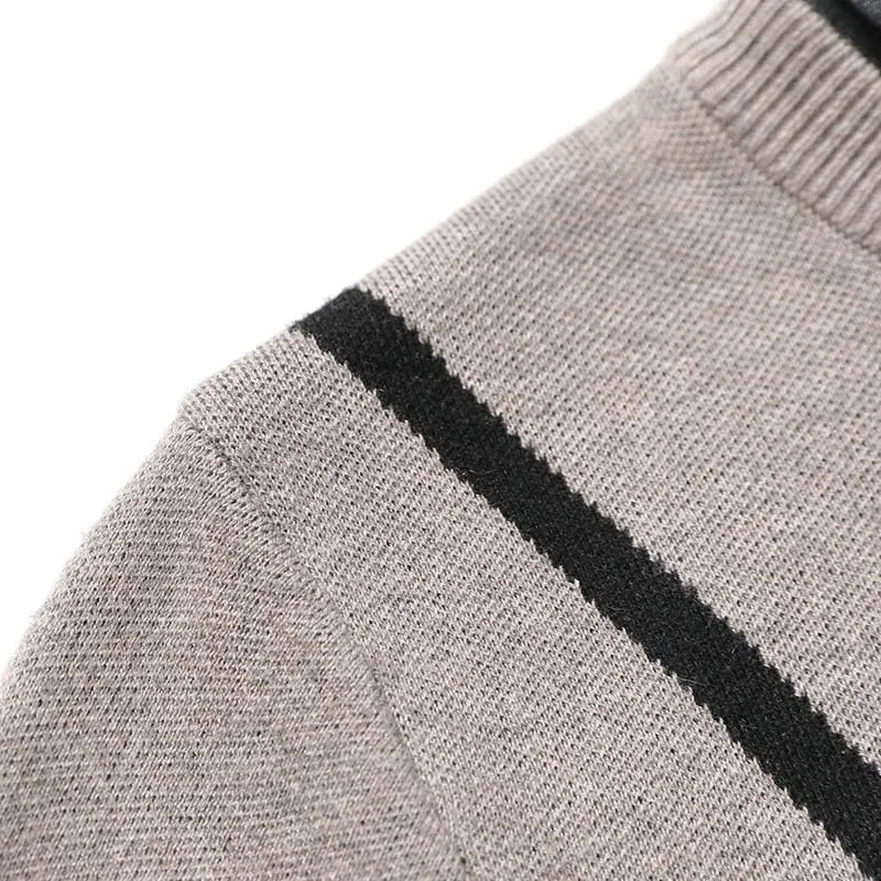 Geometric Letter Polyester Wool Knitwear