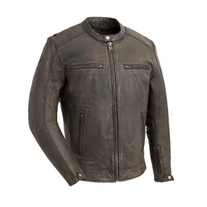 Hipster Men's Motorcycle Leather Jacket