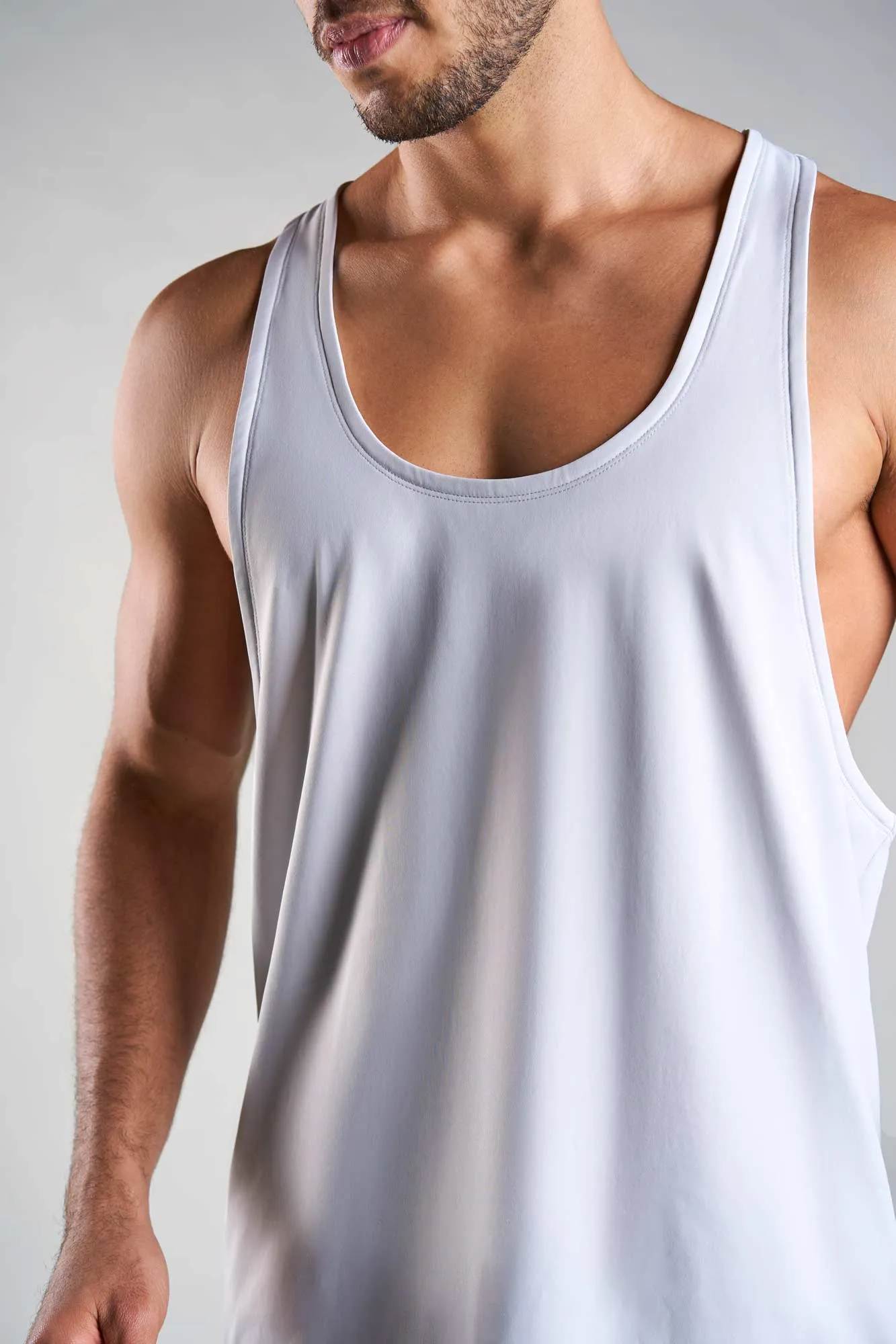 J025MI Recycled Nylon Gym Tank