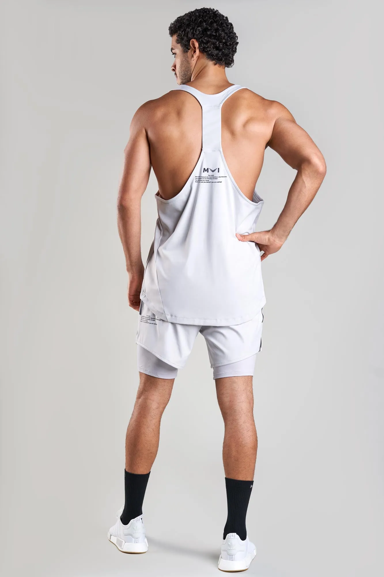 J025MI Recycled Nylon Gym Tank