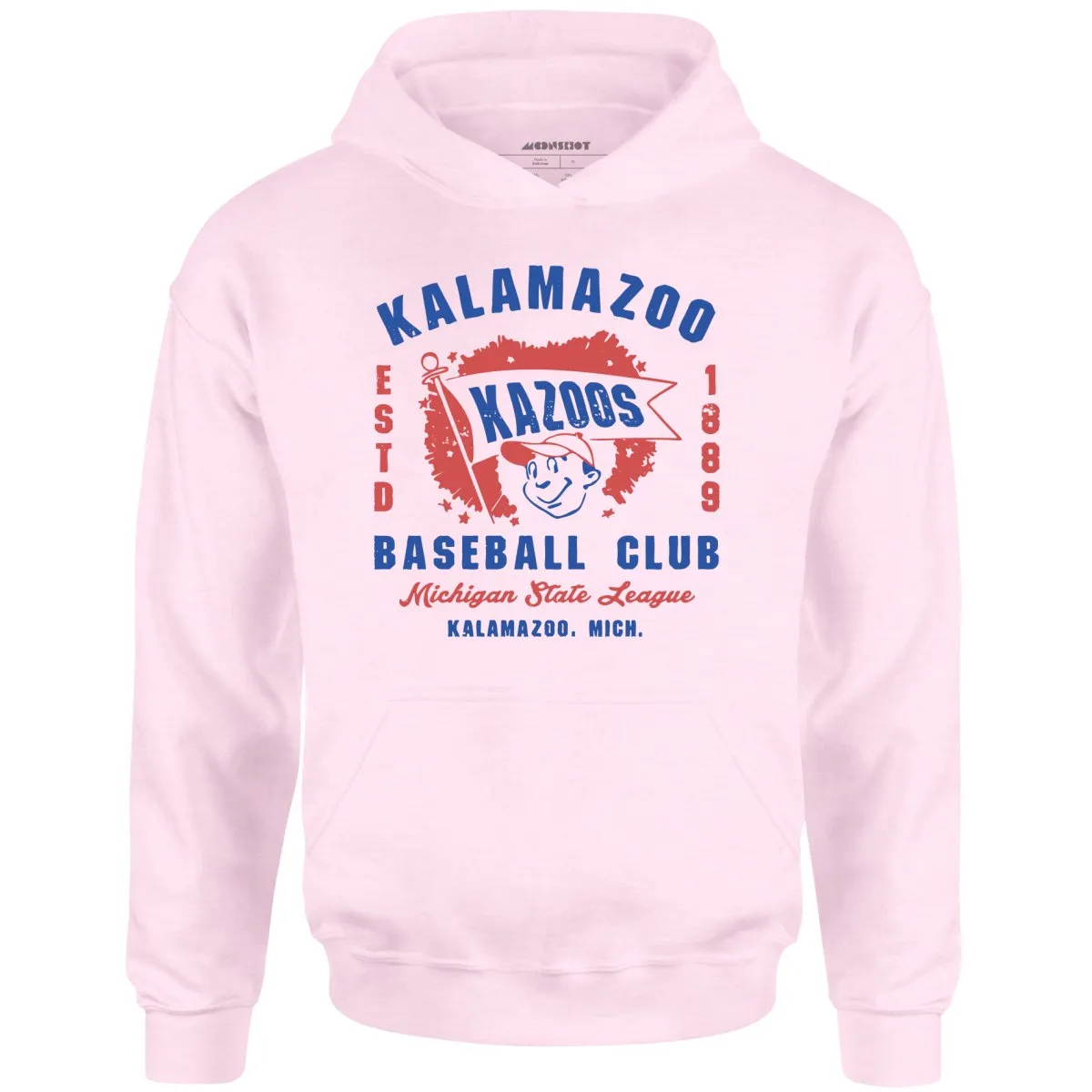 Kalamazoo Kazoos - Michigan - Vintage Defunct Baseball Teams - Unisex Hoodie