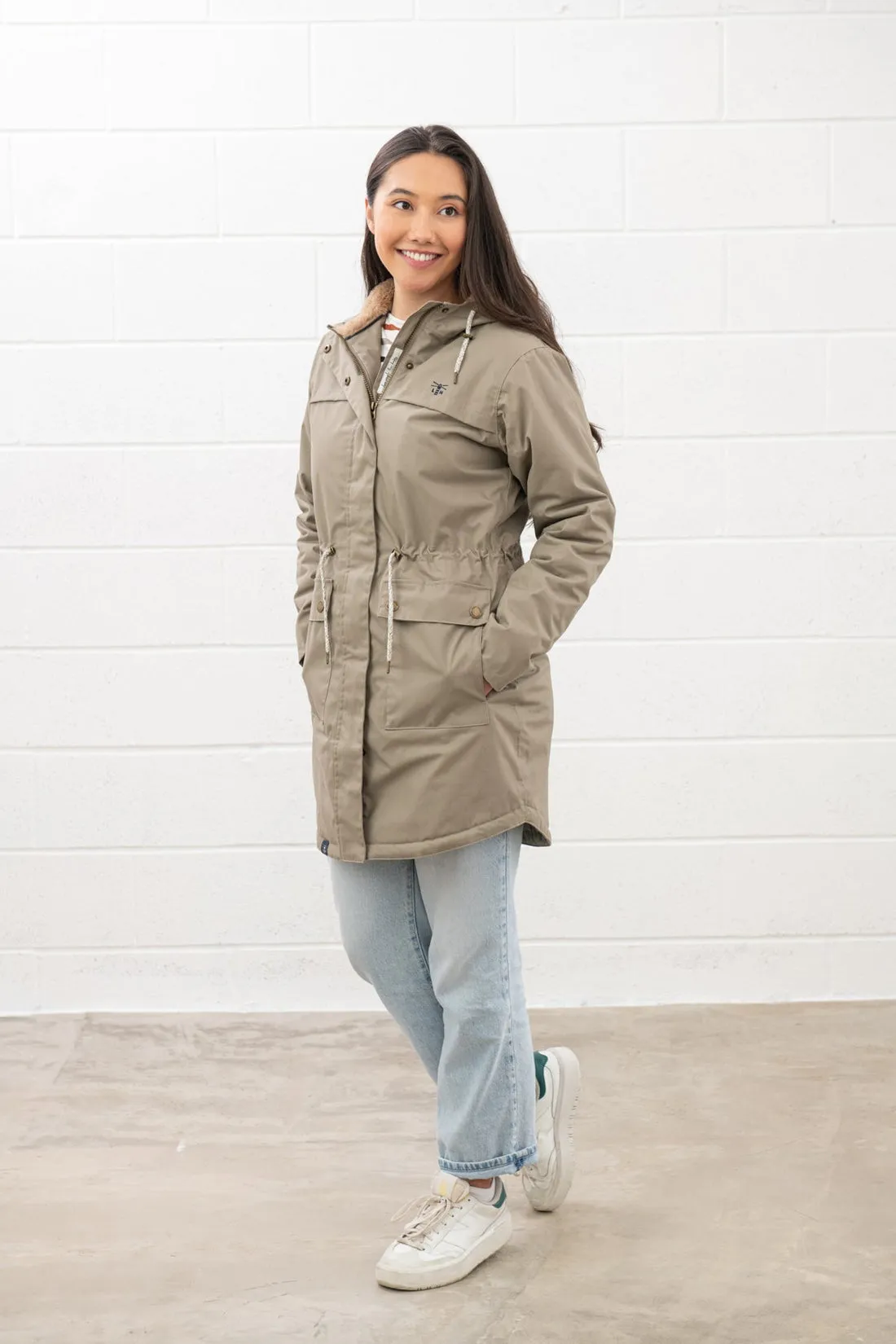 Lighthouse Isobel Waterproof Coat Mocha