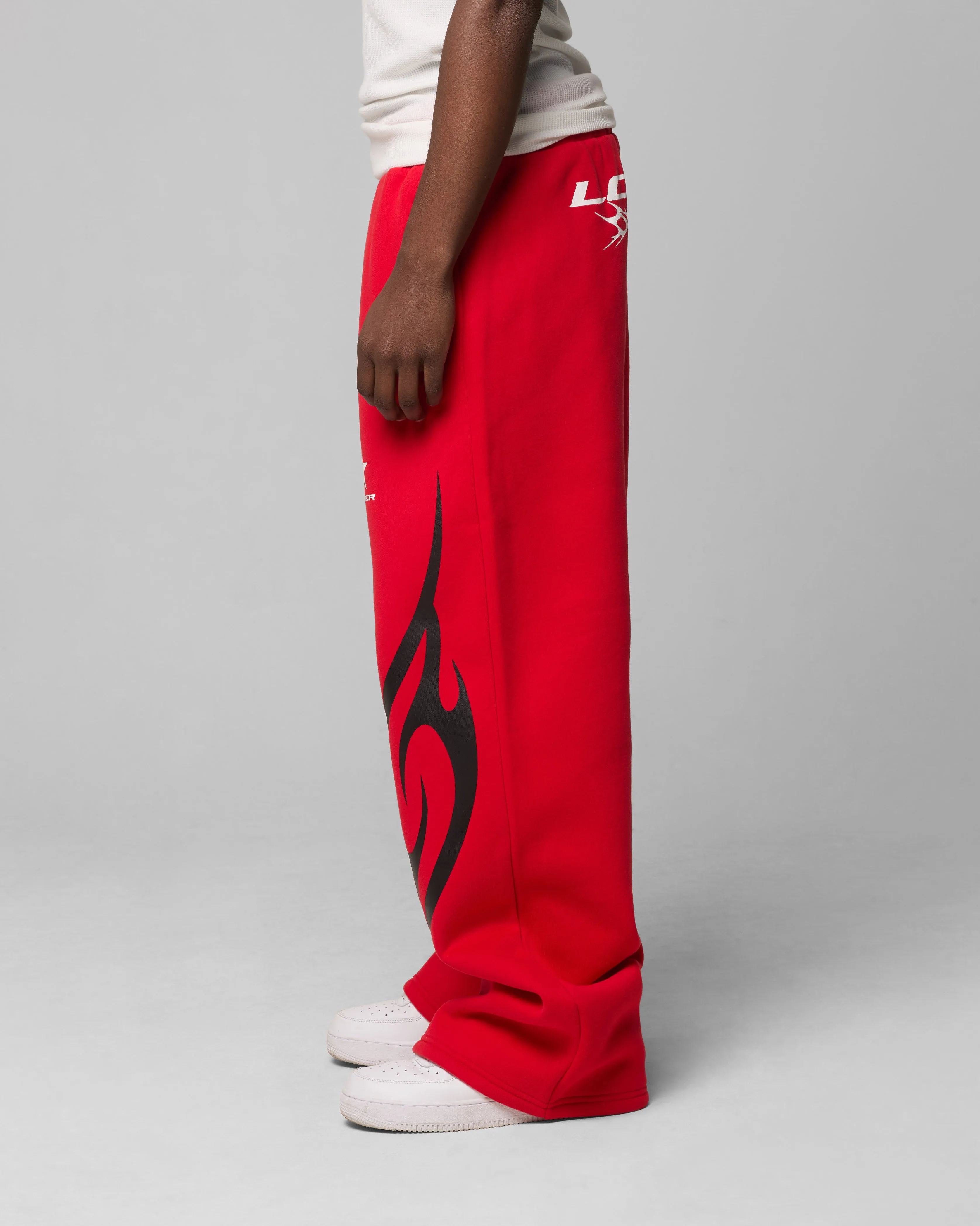 Loiter Cyber Sweat Pants Red