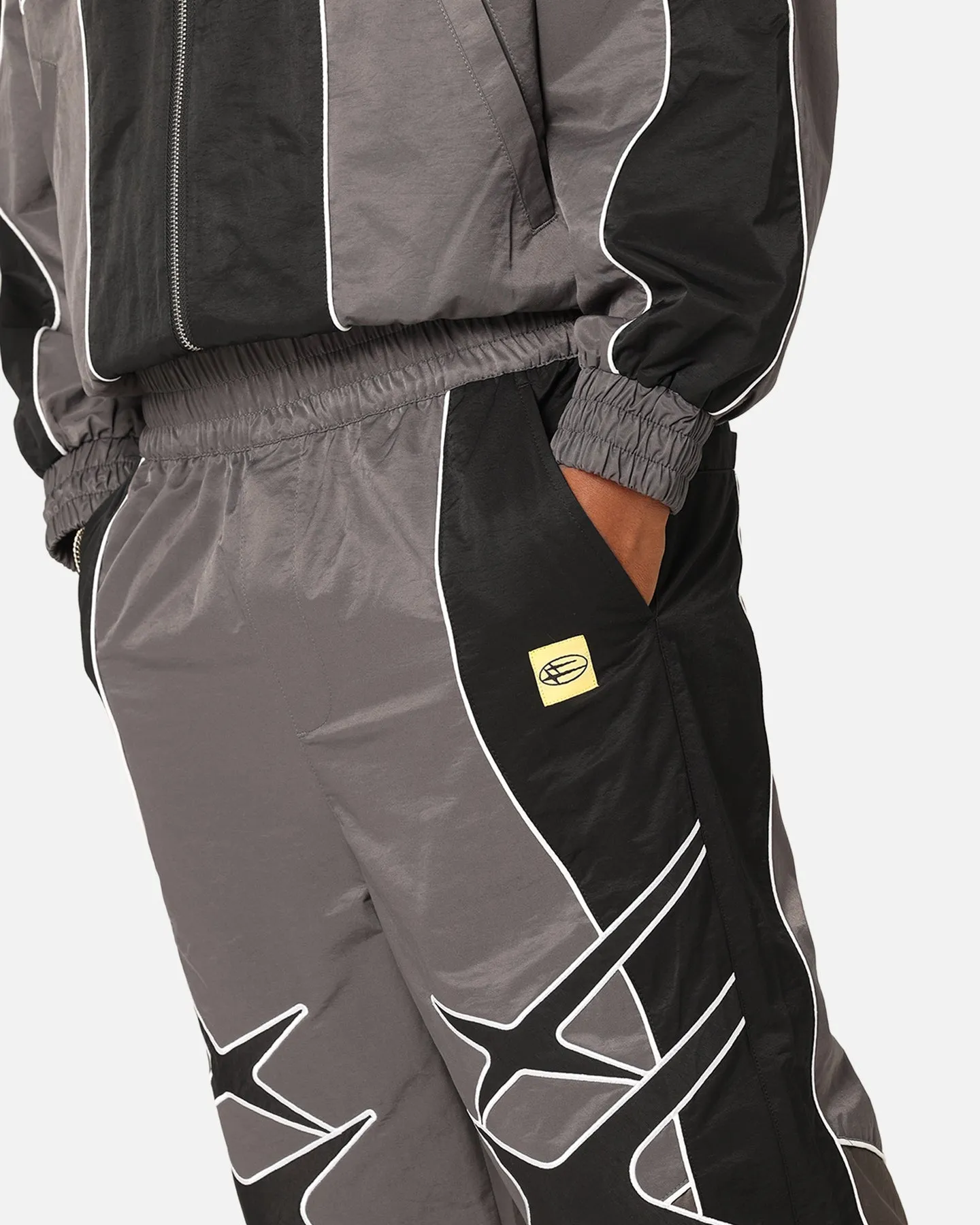 Loiter Paradise Track Pants Black/Grey