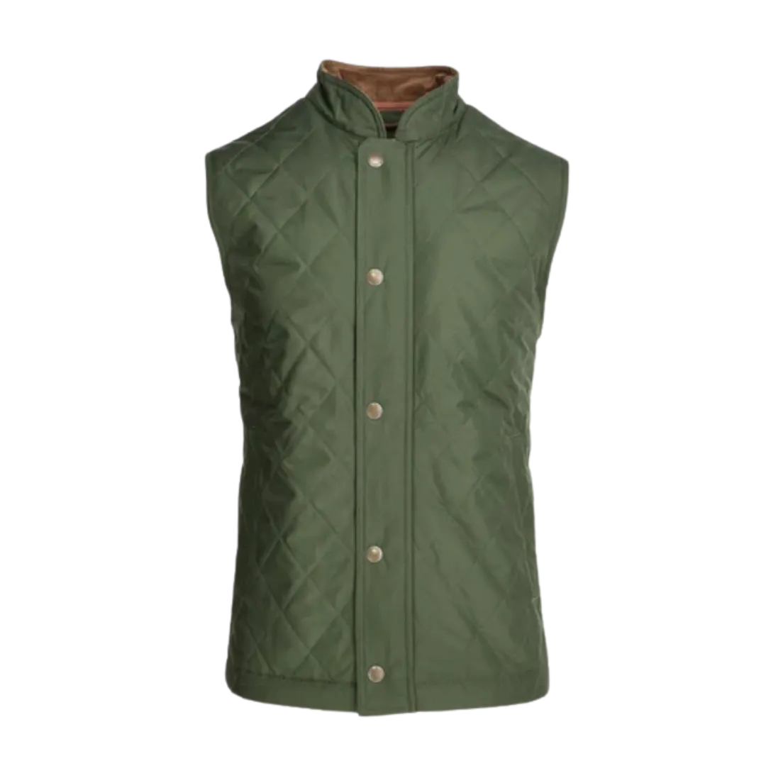 Loudoun Quilted Vest - Forest Green