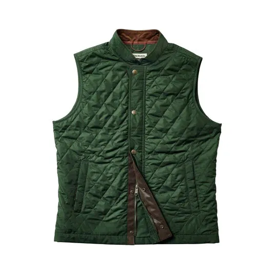 Loudoun Quilted Vest - Forest Green