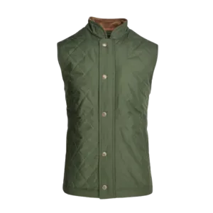 Loudoun Quilted Vest - Forest Green