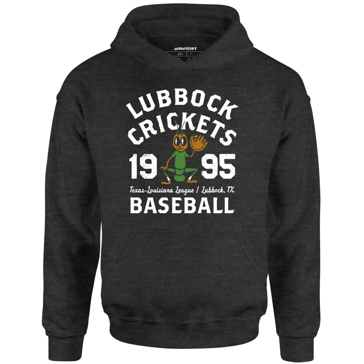 Lubbock Crickets - Texas - Vintage Defunct Baseball Teams - Unisex Hoodie