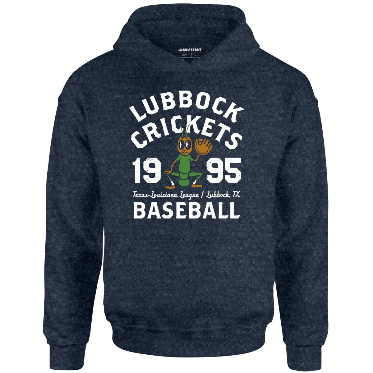 Lubbock Crickets - Texas - Vintage Defunct Baseball Teams - Unisex Hoodie