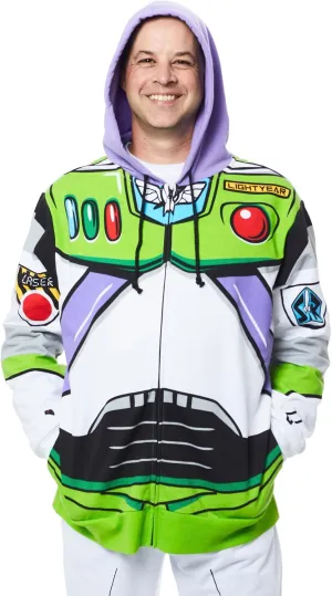 Mad Engine Disney Toy Story Buzz Lightyear Mens Hoodie Costume