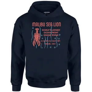 Malibu Sea Lion - Malibu, CA - Vintage Restaurant - Unisex Hoodie