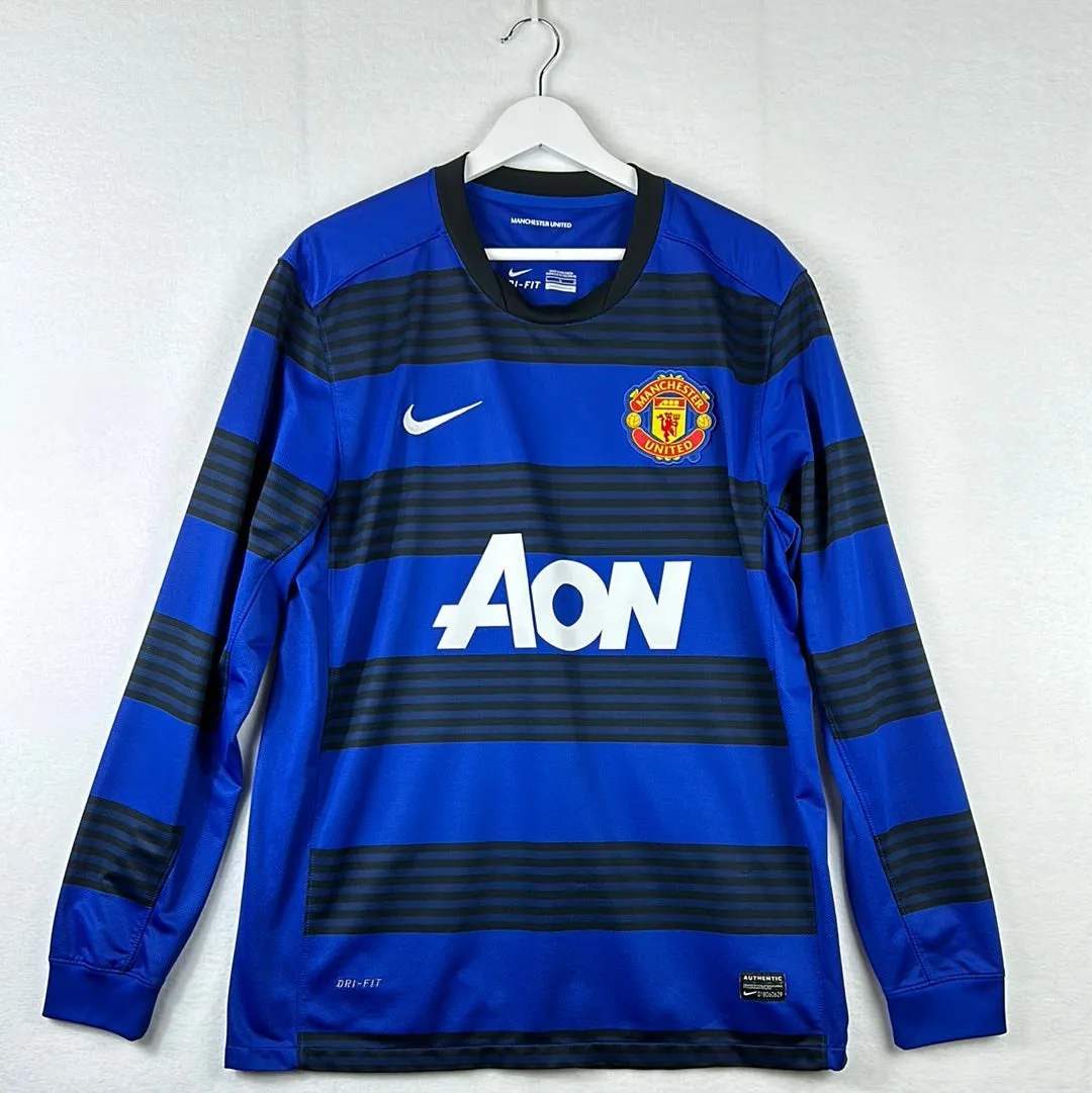 Manchester United 2011/2012 Long Sleeve Away Shirt - Large - Nike 423936-403