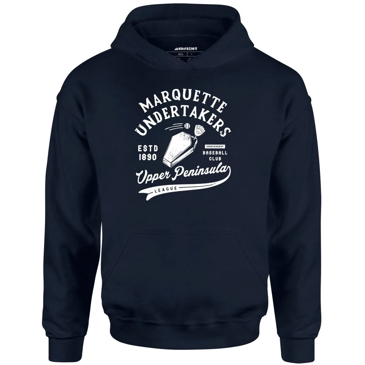 Marquette Undertakers - Michigan - Vintage Defunct Baseball Teams - Unisex Hoodie