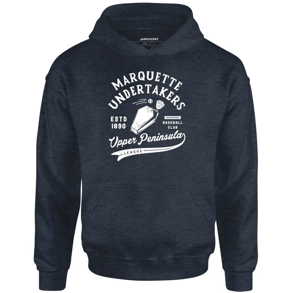 Marquette Undertakers - Michigan - Vintage Defunct Baseball Teams - Unisex Hoodie