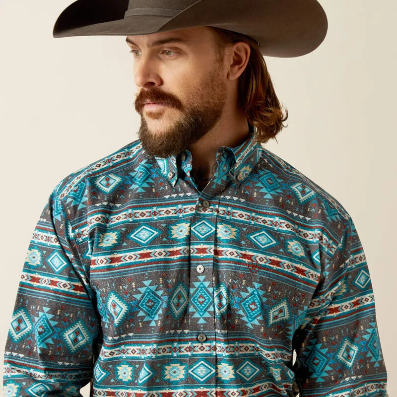 Men's Ariat Prestcot Classic Fit Shirt - Teal