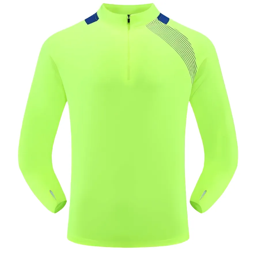 Men's Breathable Long Sleeves Zip Track Top - SF2071