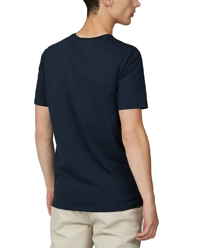 Men's Signature Target Ben Sherman Graphic Short Sleeve T-Shirt in Dark Navy