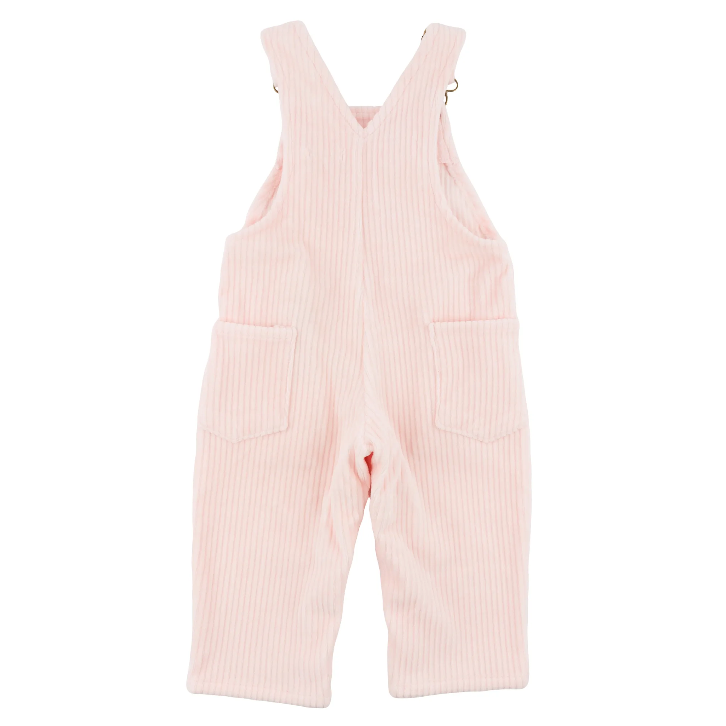 oh baby! Corduroy Bibbed Overalls - Barely Pink