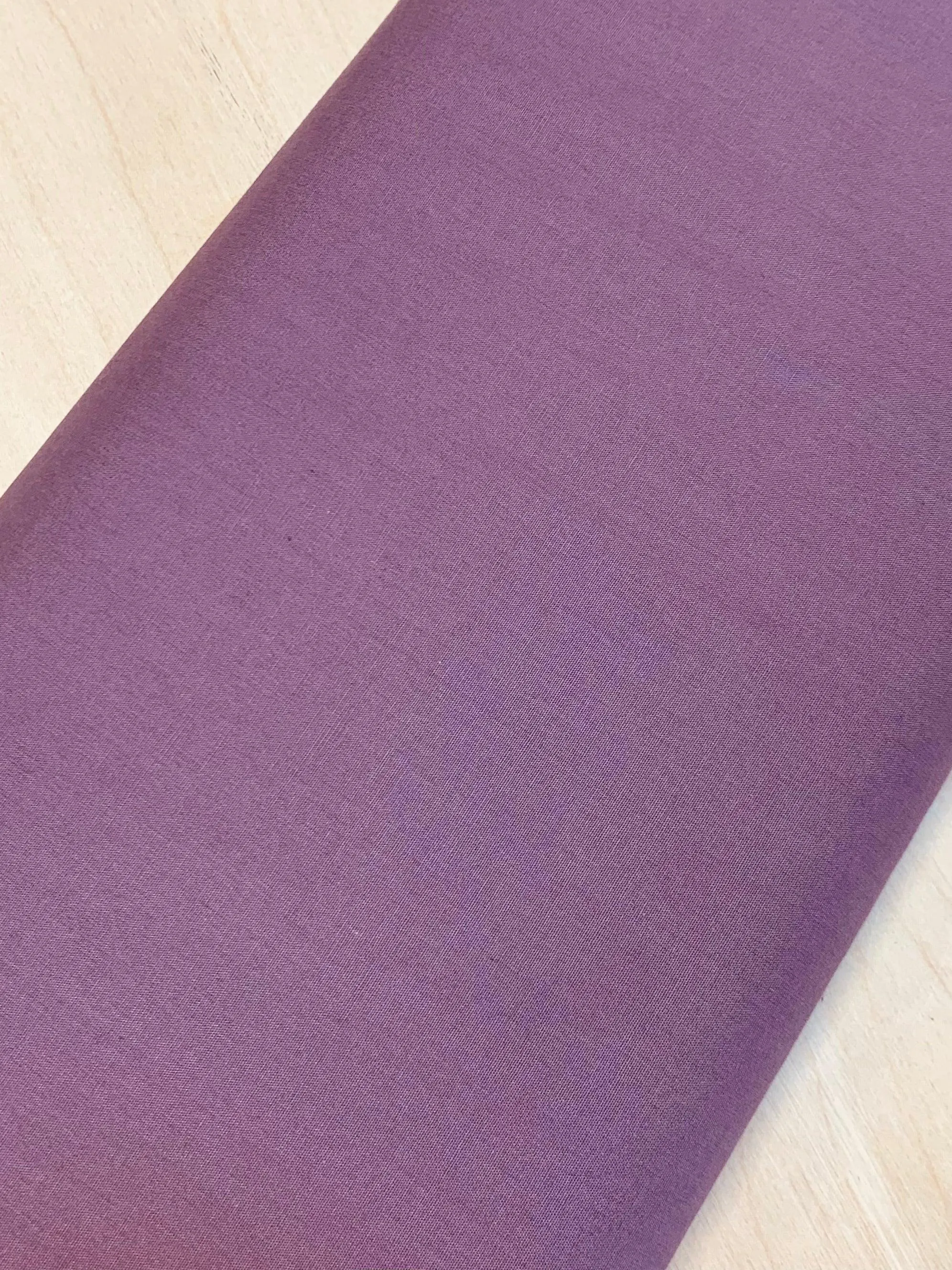 Organic Cotton Poplin Fabric - Solid Colours