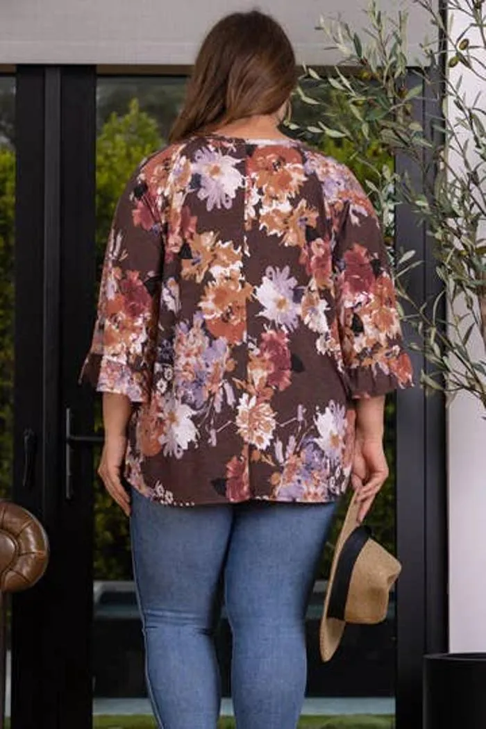 Paisley & Flower Round Neck