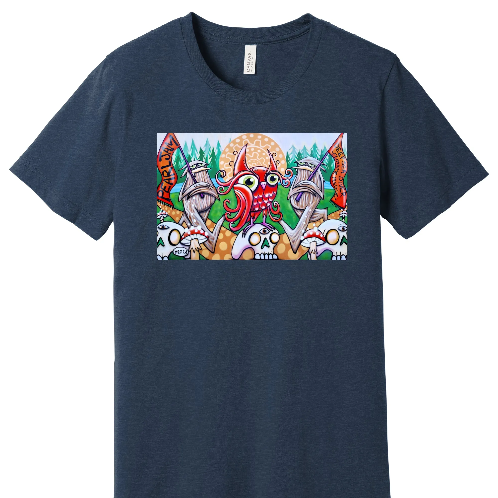 Pearl Jam Mural #2 | Unisex T-Shirt | Wearable Art by "Henry"