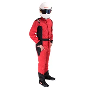 RaceQuip One Piece Multi Layer Fire Suit - Red - Medium - 91609139