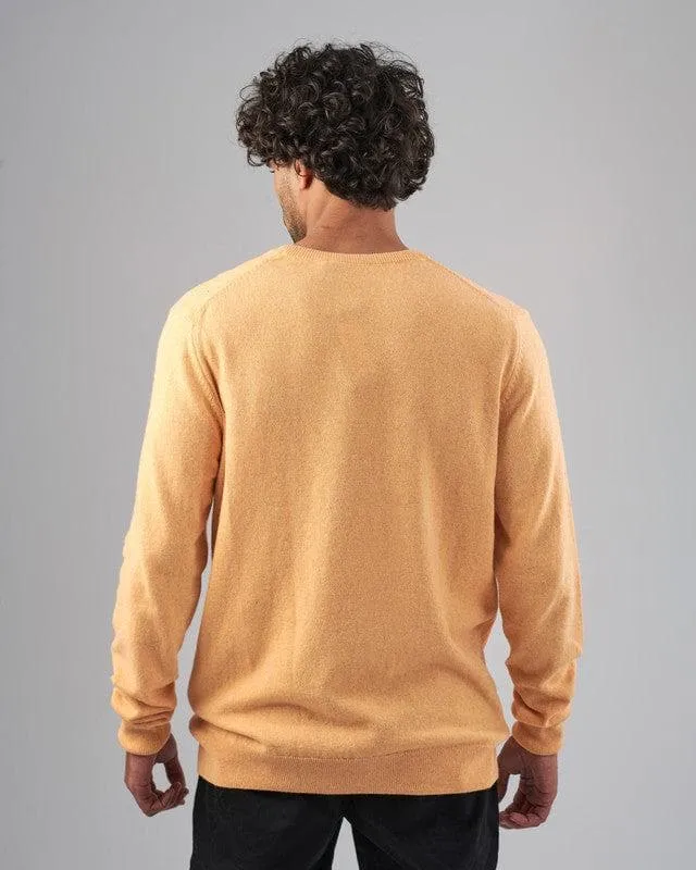 Round Neck Sweater - ORANGE