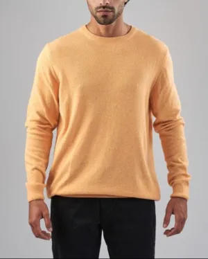 Round Neck Sweater - ORANGE