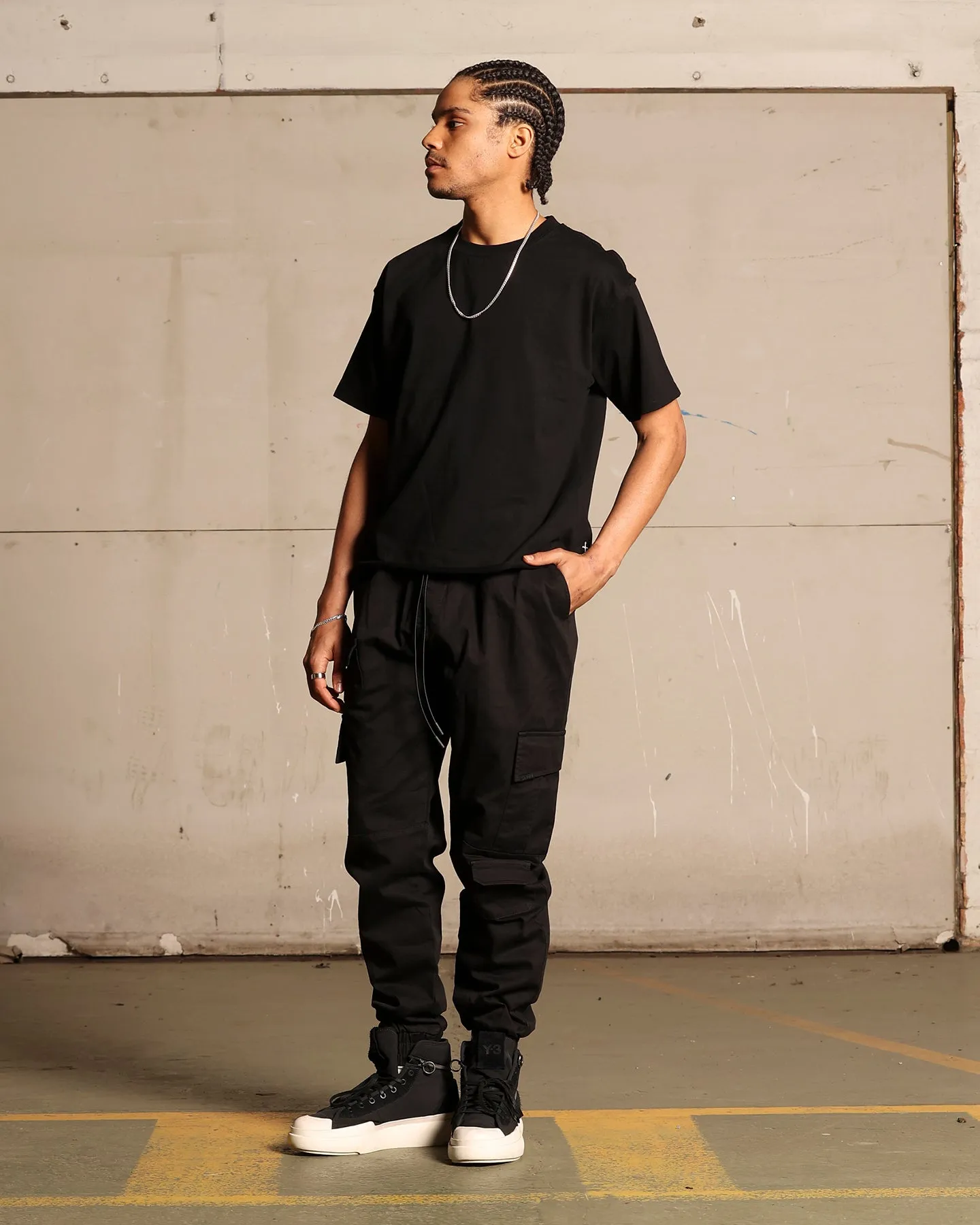 Saint Morta Utility Joggers Black