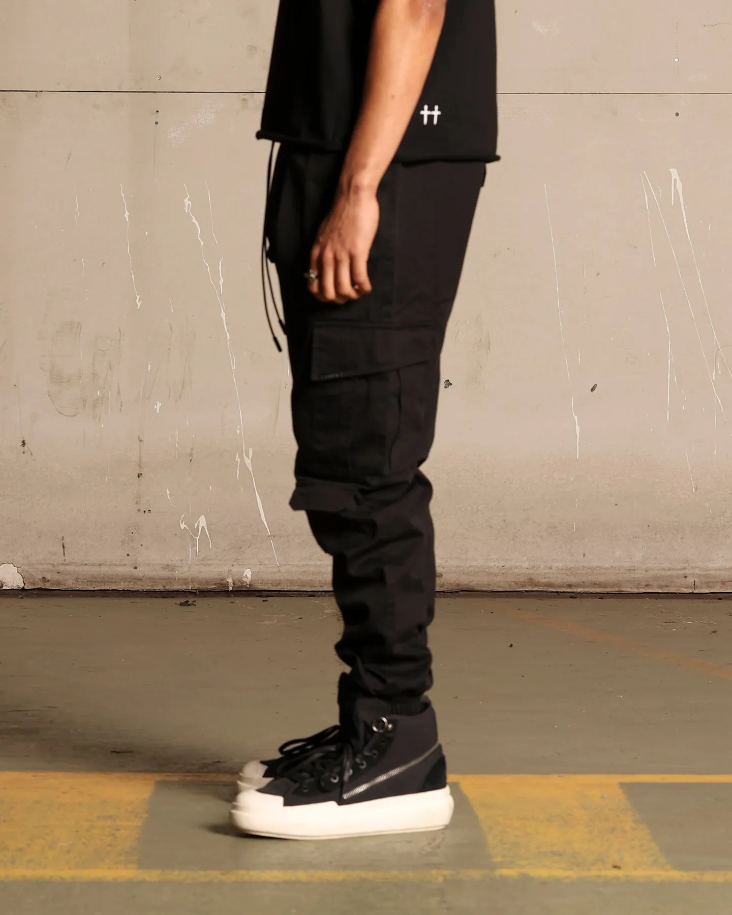 Saint Morta Utility Joggers Black