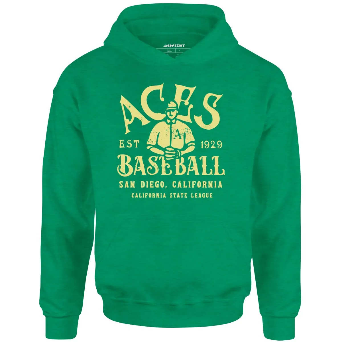 San Diego Aces - California - Vintage Defunct Baseball Teams - Unisex Hoodie