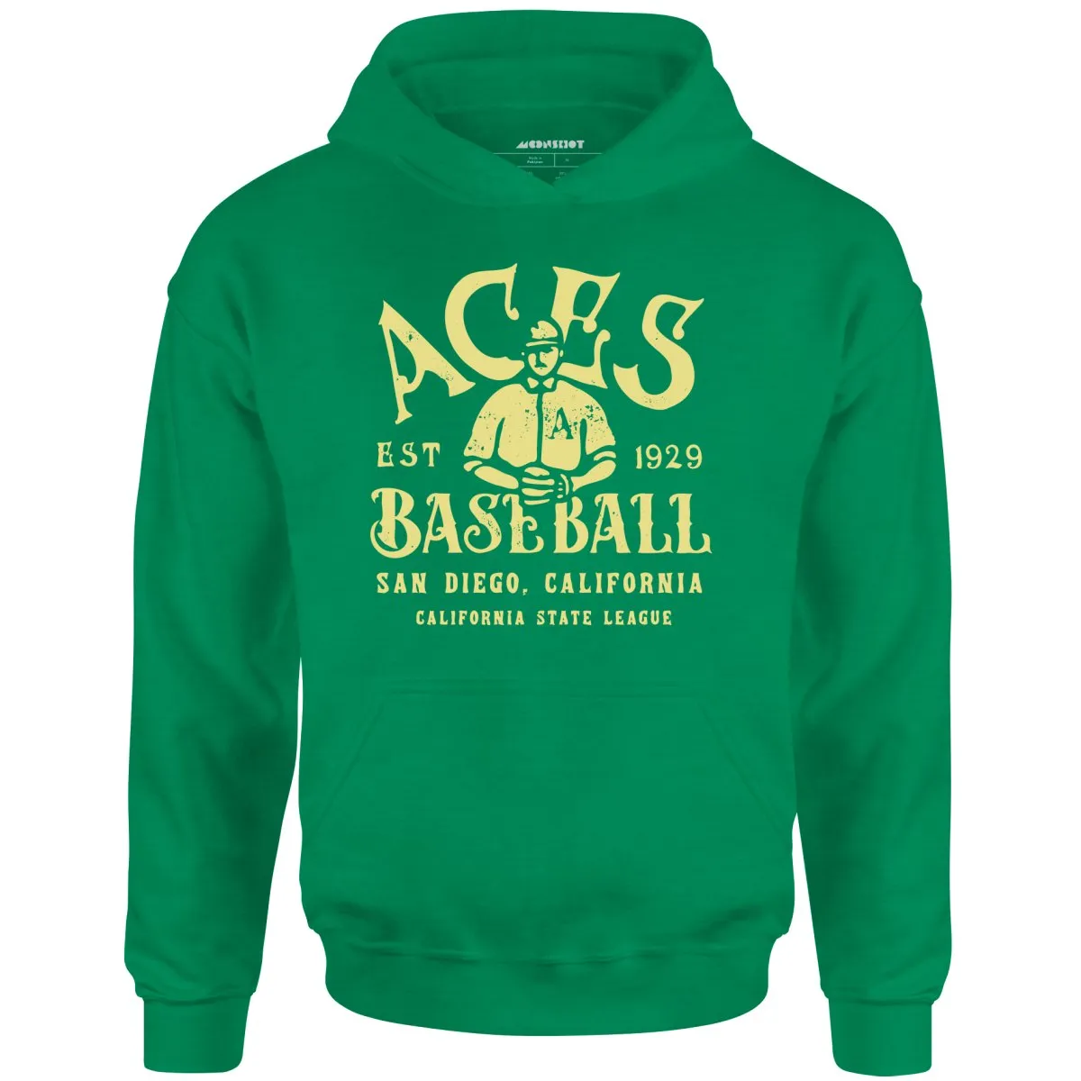 San Diego Aces - California - Vintage Defunct Baseball Teams - Unisex Hoodie