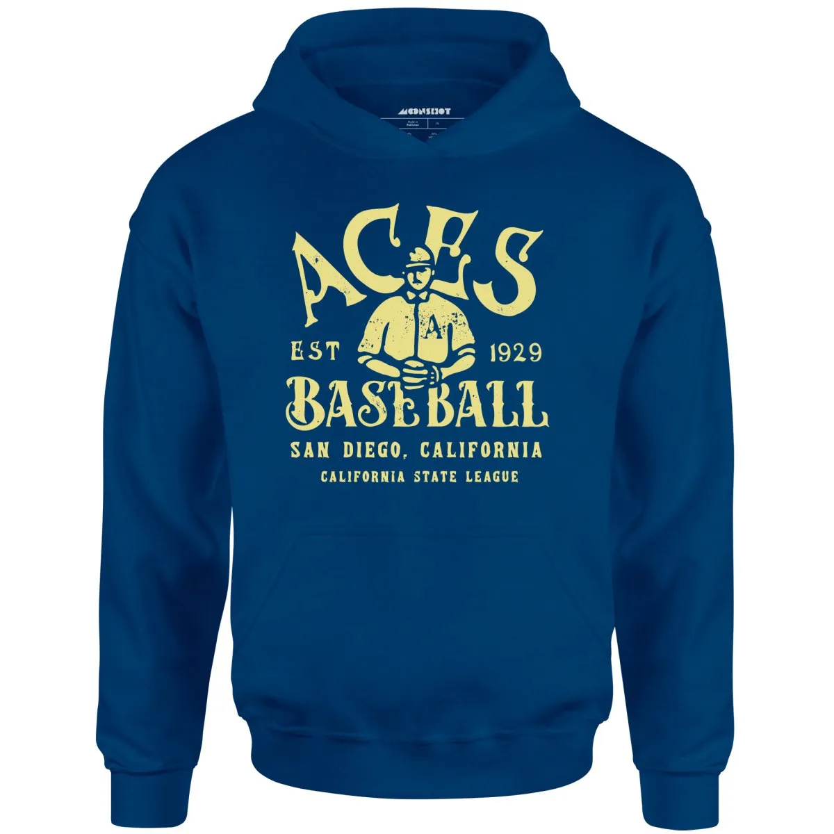 San Diego Aces - California - Vintage Defunct Baseball Teams - Unisex Hoodie