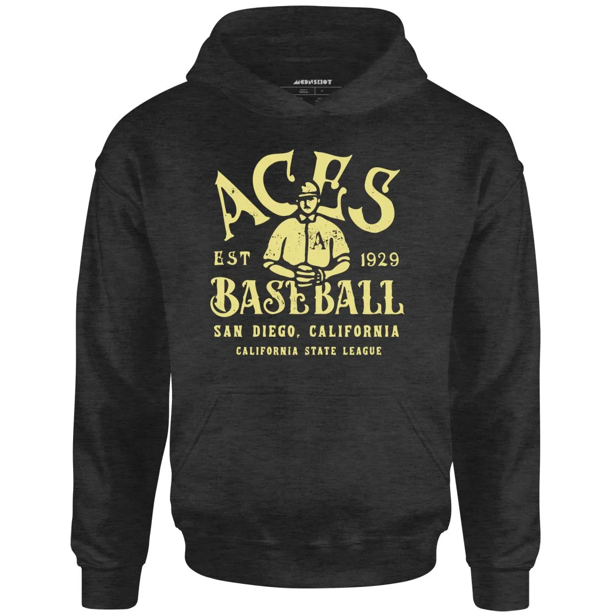 San Diego Aces - California - Vintage Defunct Baseball Teams - Unisex Hoodie