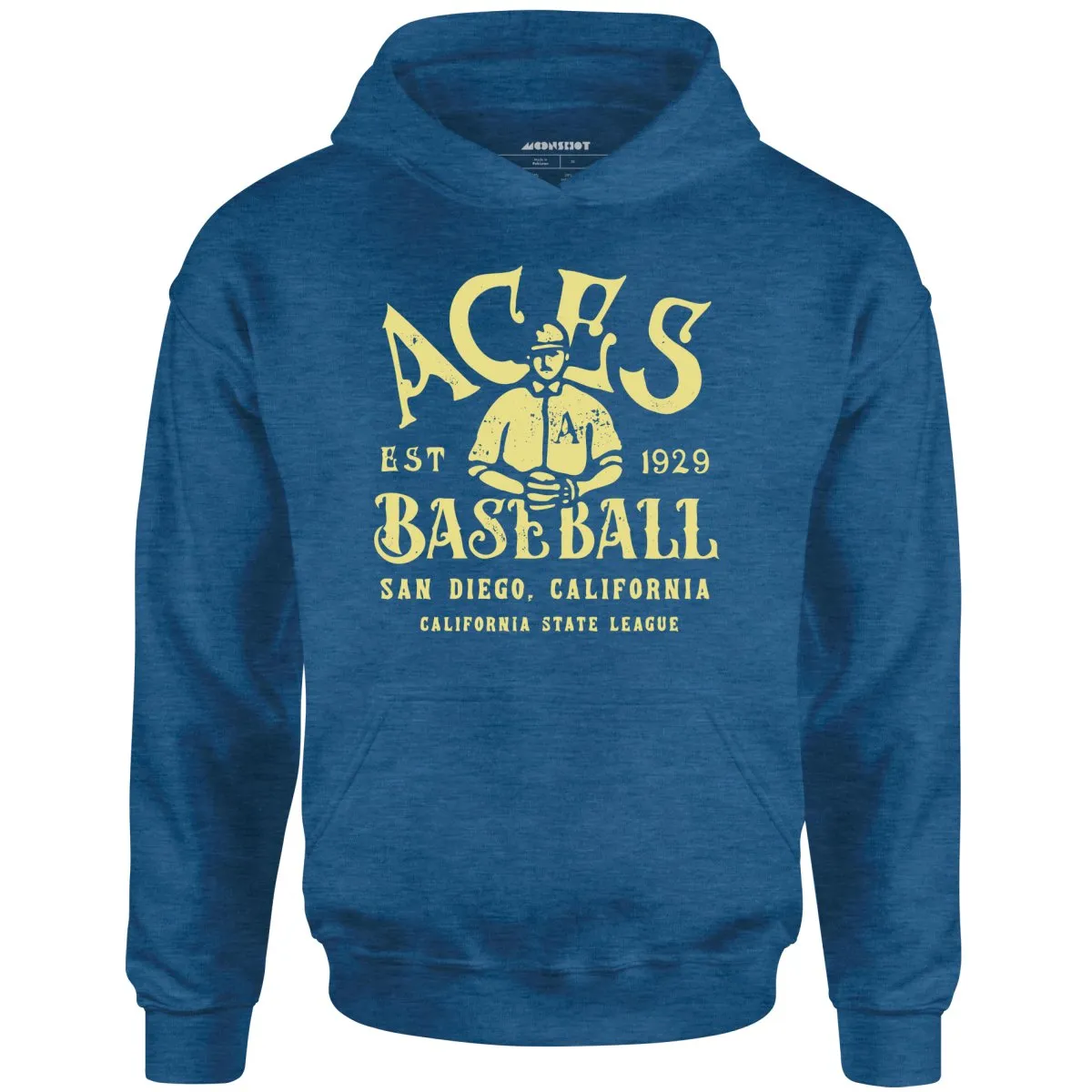 San Diego Aces - California - Vintage Defunct Baseball Teams - Unisex Hoodie