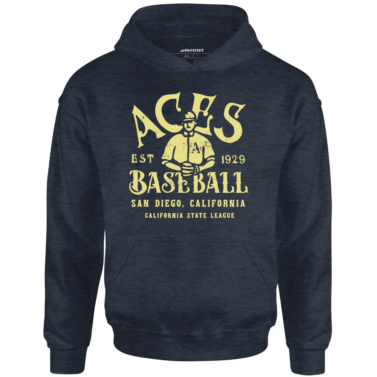 San Diego Aces - California - Vintage Defunct Baseball Teams - Unisex Hoodie