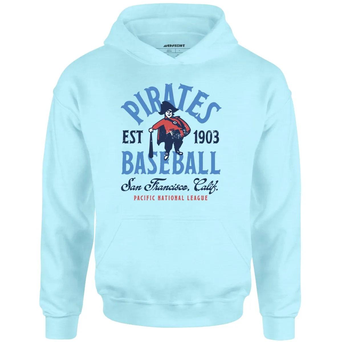 San Francisco Pirates - California - Vintage Defunct Baseball Teams - Unisex Hoodie